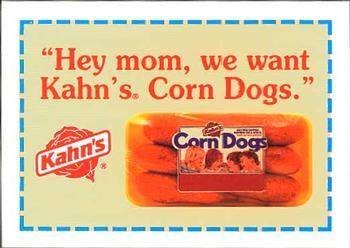 1993 Kahn's Cincinnati Reds #NNO Manufacturer's Coupon (Kahn's corn dogs) Front