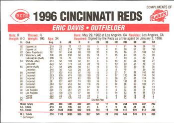 1996 Kahn's Cincinnati Reds #NNO Eric Davis Back