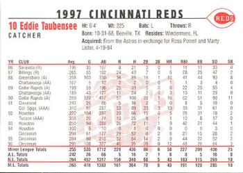 1997 Kahn's Cincinnati Reds #NNO Eddie Taubensee Back