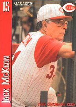 1998 Kahn's Cincinnati Reds #NNO Jack McKeon Front