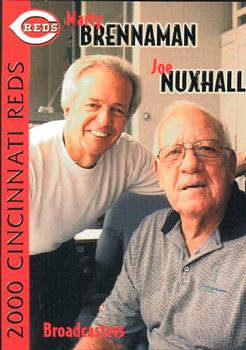 2000 Kahn's Cincinnati Reds #NNO Marty Brennaman / Joe Nuxhall Front