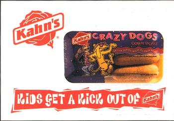 2000 Kahn's Cincinnati Reds #NNO Coupon - Corn Dogs Front