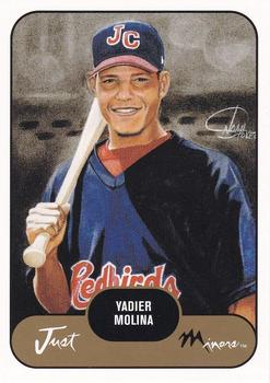 2002 Just Prospects #22 Yadier Molina Front