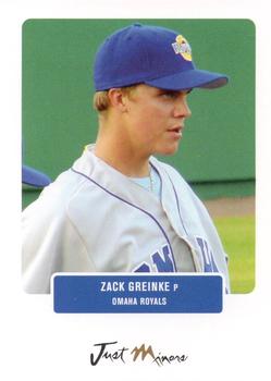 2004 Just Prospects #35 Zack Greinke Front