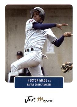 2004 Just Prospects #55 Hector Made Front