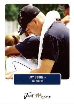2004 Just Prospects #73 Jay Sborz Front
