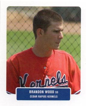 2004 Just Prospects #88 Brandon Wood Front
