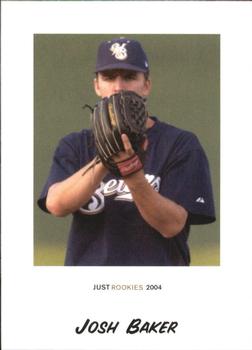 2004 Just Rookies #4 Josh Baker Front