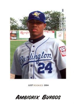 2004 Just Rookies #11 Ambiorix Burgos Front