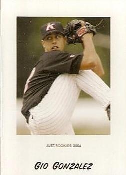 2004 Just Rookies #29 Gio Gonzalez Front