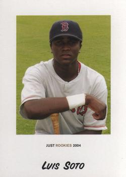 2004 Just Rookies #78 Luis Soto Front