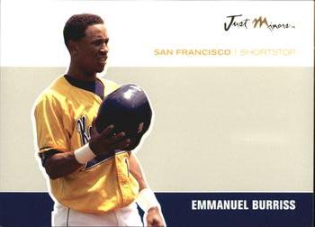 2007 Just Autographs #JA-05 Emmanuel Burriss Front