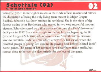 1999 Kahn's Cincinnati Reds #NNO Schottzie Back