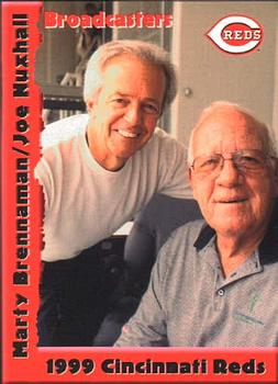 1999 Kahn's Cincinnati Reds #NNO Marty Brennaman / Joe Nuxhall Front