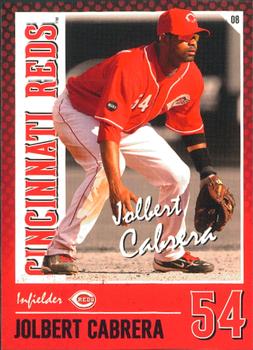 2008 Kahn's Cincinnati Reds #NNO Jolbert Cabrera Front