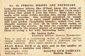 1933 DeLong Gum (R333) #10 Frank J. 