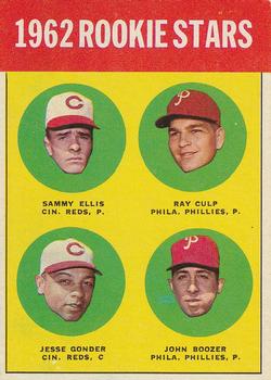 1963 Topps #29 1963 Rookie Stars (Sammy Ellis / Ray Culp / Jesse Gonder / John Boozer) Front