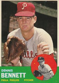 1963 Topps #56 Dennis Bennett Front