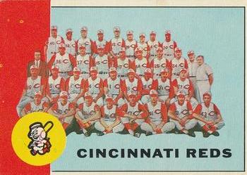 1963 Topps #63 Cincinnati Reds Front