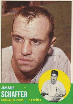 1963 Topps #81 Jimmie Schaffer Front
