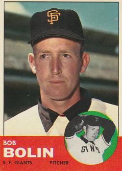 1963 Topps #106 Bob Bolin Front