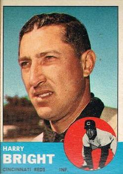 1963 Topps #304 Harry Bright Front