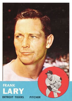 1963 Topps #140 Frank Lary Front