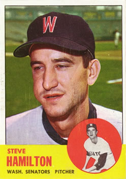 1963 Topps #171 Steve Hamilton Front
