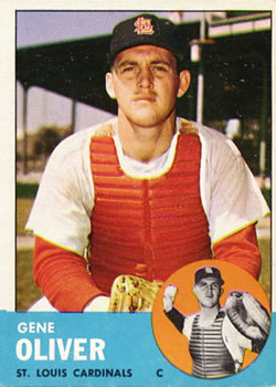 1963 Topps #172 Gene Oliver Front