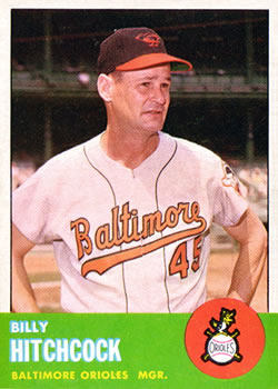 1963 Topps #213 Billy Hitchcock Front