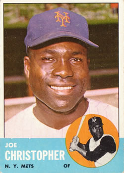 1963 Topps #217 Joe Christopher Front
