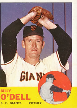 1963 Topps #235 Billy O'Dell Front