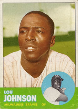 1963 Topps #238 Lou Johnson Front