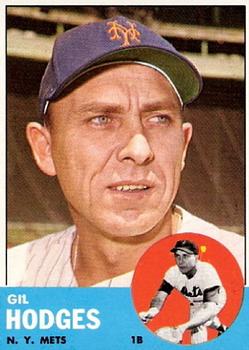 1963 Topps #245 Gil Hodges Front