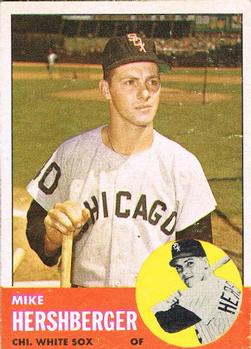 1963 Topps #254 Mike Hershberger Front