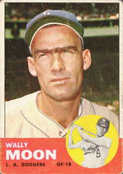 1963 Topps #279 Wally Moon Front