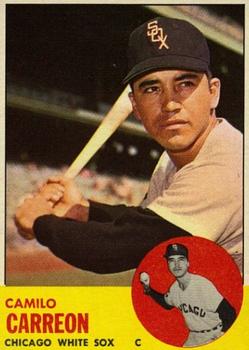 1963 Topps #308 Camilo Carreon Front