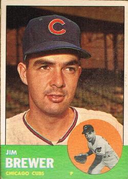 1963 Topps #309 Jim Brewer Front