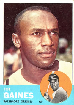 1963 Topps #319 Joe Gaines Front
