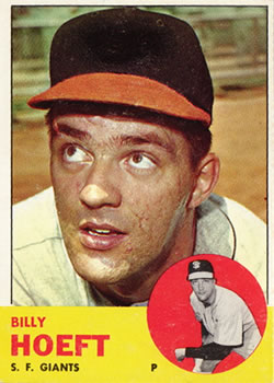 1963 Topps #346 Billy Hoeft Front