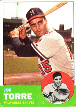 1963 Topps #347 Joe Torre Front