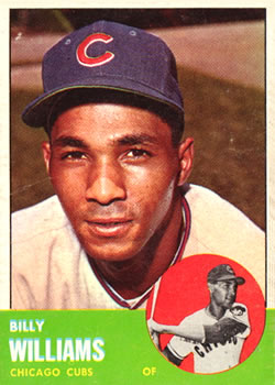 1963 Topps #353 Billy Williams Front
