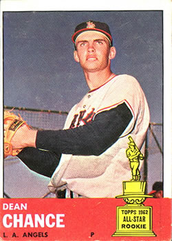 1963 Topps #355 Dean Chance Front