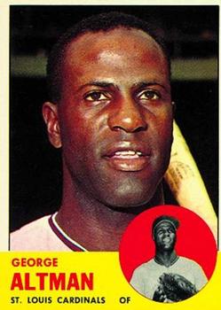 1963 Topps #357 George Altman Front