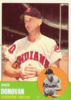 1963 Topps #370 Dick Donovan Front