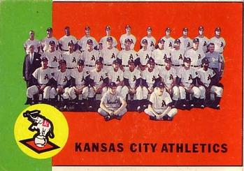 1963 Topps #397 Kansas City Athletics Front