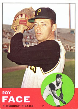 1963 Topps #409 Roy Face Front