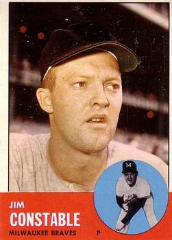 1963 Topps #411 Jim Constable Front