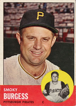 1963 Topps #425 Smoky Burgess Front