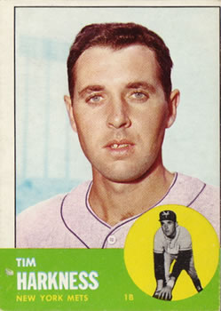 1963 Topps #436 Tim Harkness Front